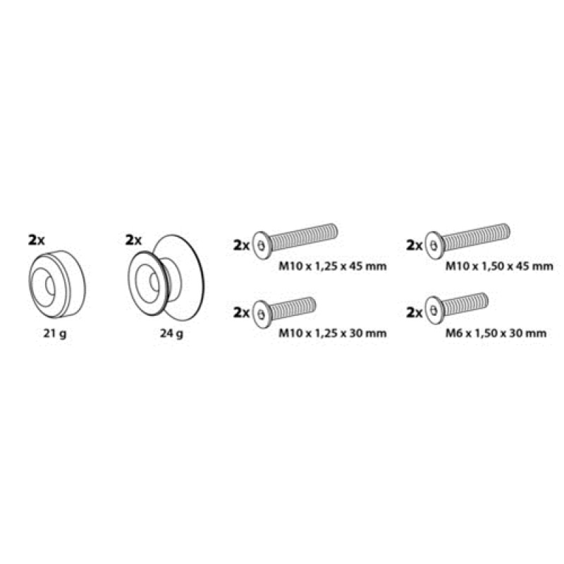 ΒΙΔΕΣ ΣΤΗΡΙΞΗΣ ΠΕΤΑΛΟΥ 10mm ΜΑΥΡΕΣ - Lampa - 9034.3-LM ΒΙΔΕΣ ΣΤΗΡΙΞΗΣ ΠΕΤΑΛΟΥ 10mm ΜΑΥΡΕΣ - Lampa - 9034.3-LM