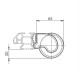 ROLLER ΓΙΑ ΜΠΑΡΕΣ ΑΛΟΥΜΙΝΙΟΥ 64 cm - Nordrive - N11030 ROLLER ΓΙΑ ΜΠΑΡΕΣ ΑΛΟΥΜΙΝΙΟΥ 64 cm - Nordrive - N11030
