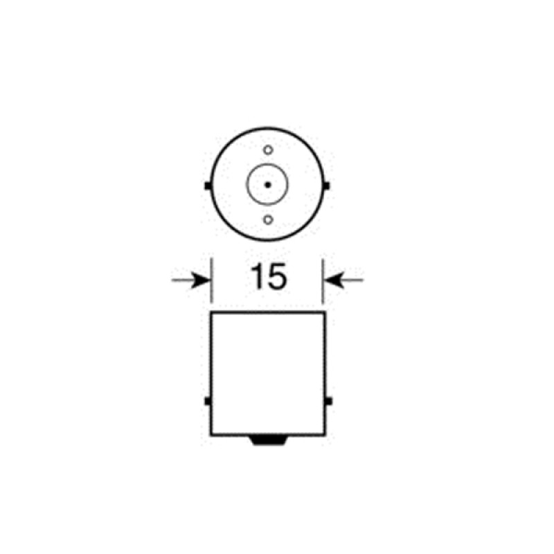 ΛΑΜΠΑΚΙ 12V/P21W ΧΡΩΜΙΟΥ/ΚΟΚΚΙΝΟ ΦΩΣ - Lampa - L5806.8