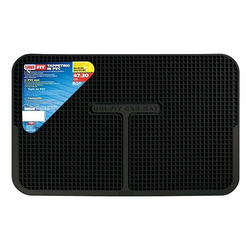 ΠΑΤΑΚΙ ΛΑΣΤΙΧΟ ΜΑΥΡΟ UNI-FIT 47x30cm 1ΤΕΜ. - Lampa - L2601.2