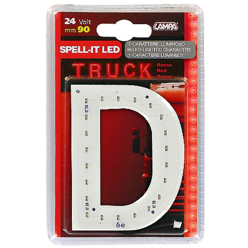 ΓΡΑΜΜΑ D ΚΟΚΚΙΝΟ 24V LED - Lampa - L9893.3 ΓΡΑΜΜΑ D ΚΟΚΚΙΝΟ 24V LED - Lampa - L9893.3