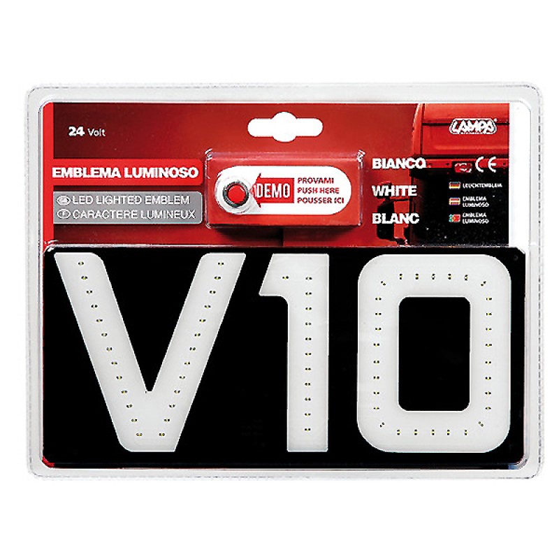 ΑΥΤΟΚΟΛΛΗΤΟ ΣΗΜΑ V10/24V, ΦΩΤΙΖΟΜΕΝΟ - Lampa - L9855.6