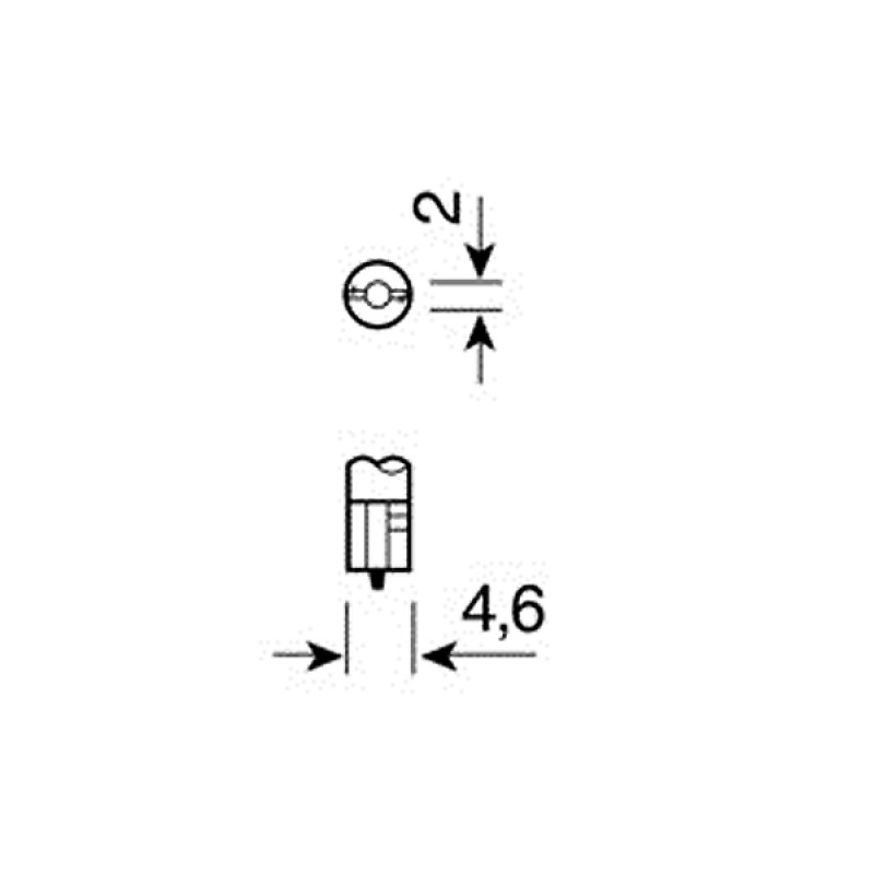 T5 12V ΛΕΥΚΟ 3SMDx1CHIPS HYPER-LED2 - Lampa - 5845.2-LM T5 12V ΛΕΥΚΟ 3SMDx1CHIPS HYPER-LED2 - Lampa - 5845.2-LM