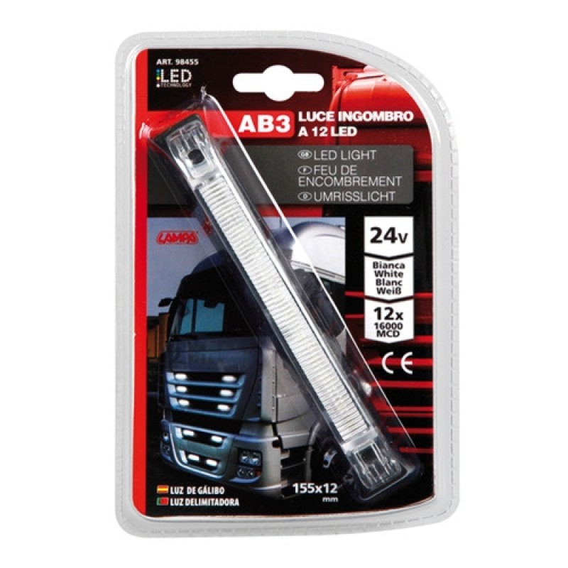 ΦΩΣ ΦΟΡΤΗΓΟΥ 12LED ΛΕΥΚΟ 24V 155mm - Lampa - L9845.5 ΦΩΣ ΦΟΡΤΗΓΟΥ 12LED ΛΕΥΚΟ 24V 155mm - Lampa - L9845.5