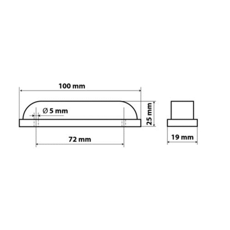 ΦΩΣ ΦΟΡΤΗΓΟΥ 6LED ΛΕΥΚΟ 24V 100mm - Lampa - L9848.6 ΦΩΣ ΦΟΡΤΗΓΟΥ 6LED ΛΕΥΚΟ 24V 100mm - Lampa - L9848.6