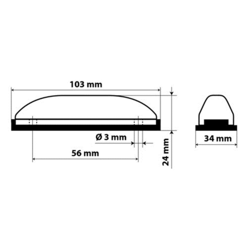 ΦΩΣ ΦΟΡΤΗΓΟΥ 4LED ΛΕΥΚΟ 24V 103mm - Lampa - L9845.7 ΦΩΣ ΦΟΡΤΗΓΟΥ 4LED ΛΕΥΚΟ 24V 103mm - Lampa - L9845.7