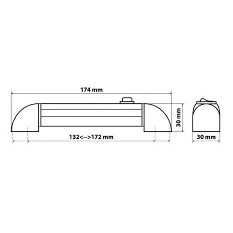 ΠΛΑΦΟΝΙΕΡΑ ΜΕ ΒΑΣΕΙΣ ΜΑΥΡΗ - Lampa - L7066.6