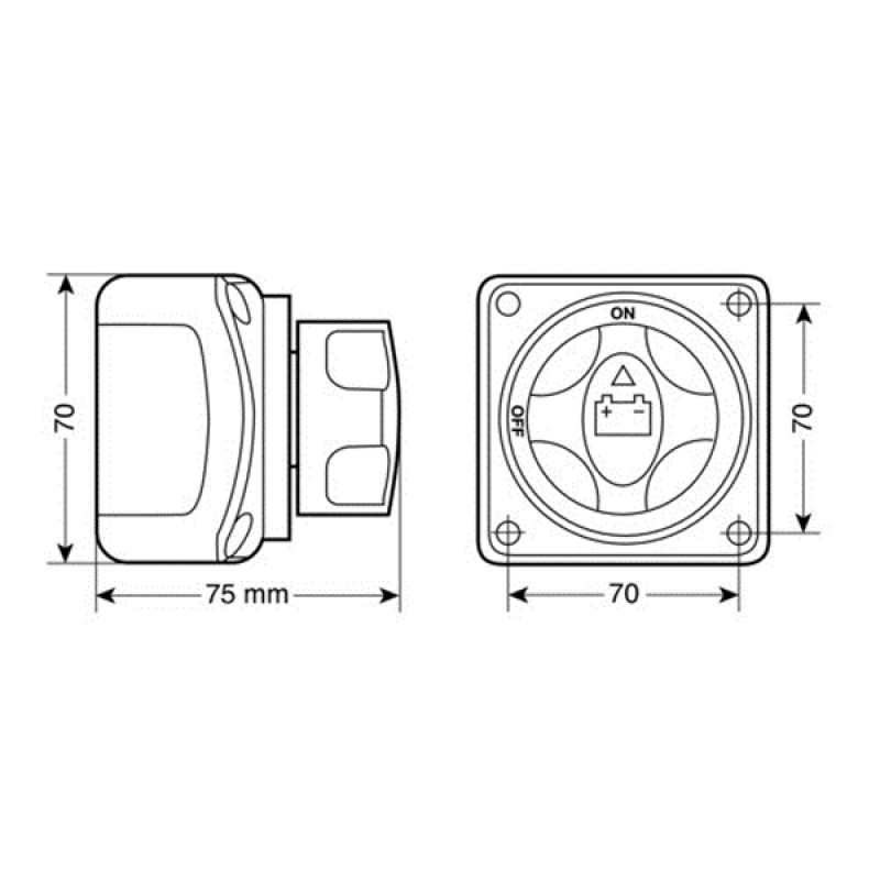 ΔΙΑΚΟΠΤΗΣ ΓΕΝΙΚΟΥ ΡΕΥΜΑΤΟΣ ΜΠΑΤΑΡΙΑΣ 12-24V 200A - Lampa - L3903.2