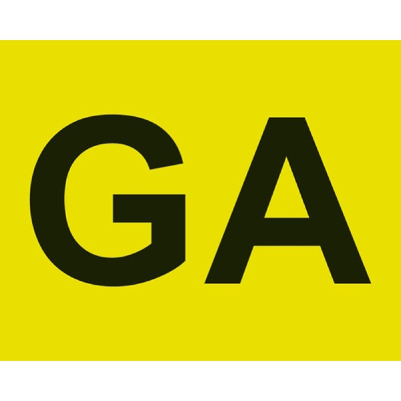 ΓΡΑΜΜΑΤΑ GA ΣΕ ΚΙΤΡΙΝΟ ΠΛΑΙΣΙΟ - Lampa - L6535.9 ΓΡΑΜΜΑΤΑ GA ΣΕ ΚΙΤΡΙΝΟ ΠΛΑΙΣΙΟ - Lampa - L6535.9