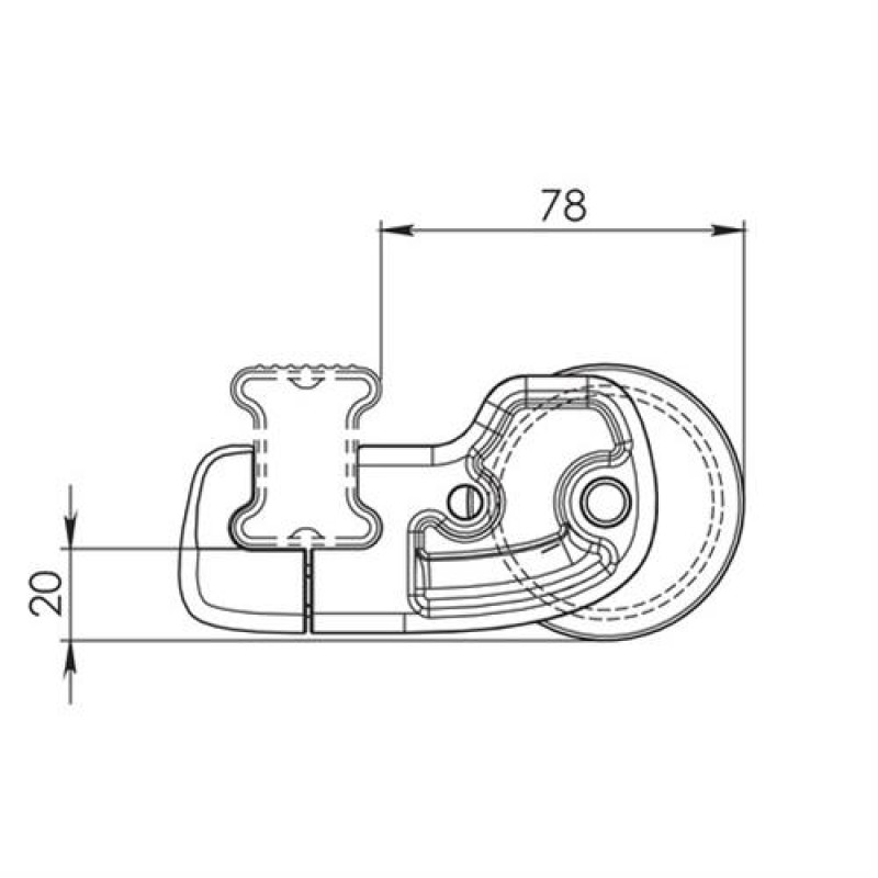 ROLLER ΓΙΑ ΜΠΑΡΕΣ ΜΑΥΡΕΣ Κ-7 L=96CM - Nordrive - N11003 ROLLER ΓΙΑ ΜΠΑΡΕΣ ΜΑΥΡΕΣ Κ-7 L=96CM - Nordrive - N11003