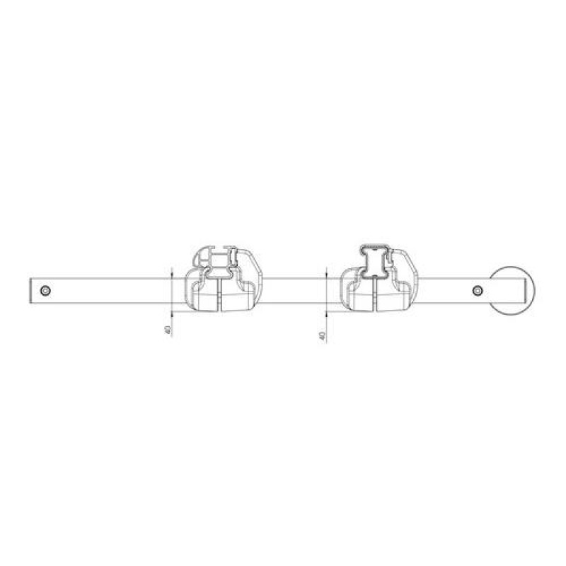 ROLLER ΜΕ ΠΡΟΕΚΤΑΣΗ ΓΙΑ ΜΠΑΡΕΣ ΟΡΟΦΗΣ KARGO - Nordrive - N11020 ROLLER ΜΕ ΠΡΟΕΚΤΑΣΗ ΓΙΑ ΜΠΑΡΕΣ ΟΡΟΦΗΣ KARGO - Nordrive - N11020