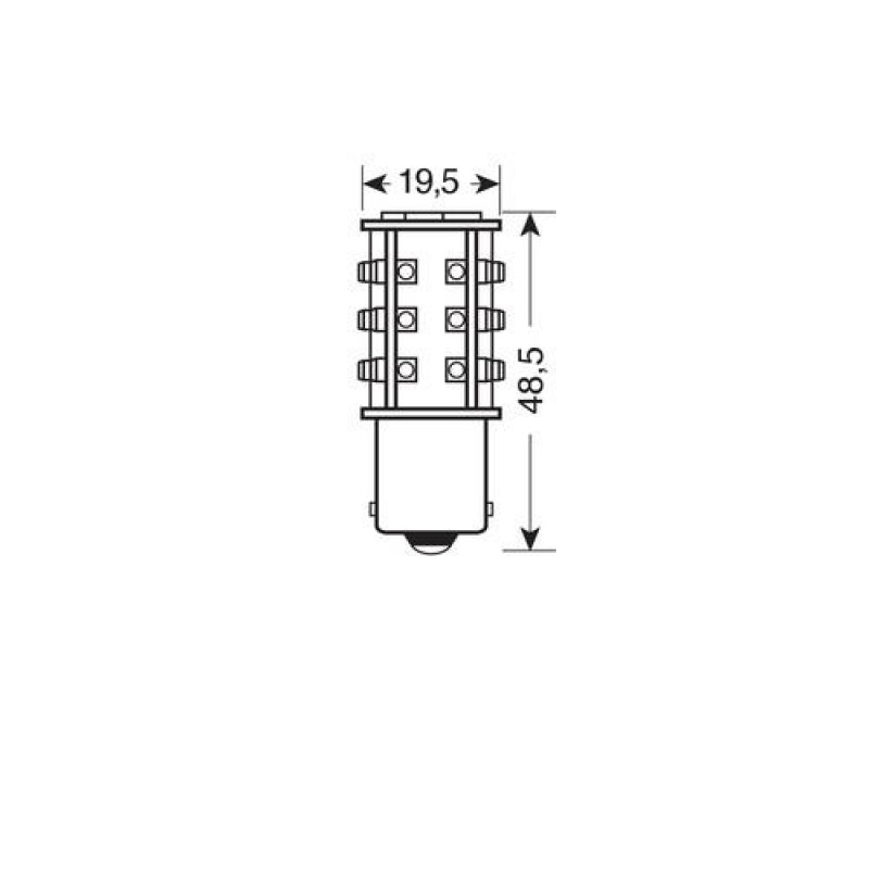 P21W 24/28V BA15s HYPER-LED 39 - Lampa - L9825.7 P21W 24/28V BA15s HYPER-LED 39 - Lampa - L9825.7