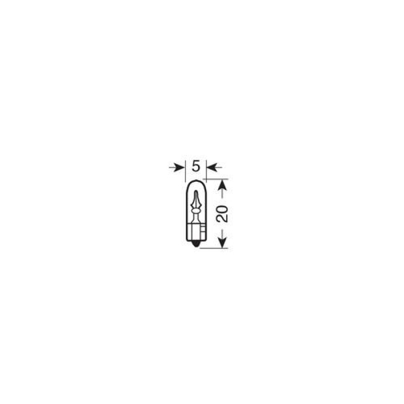 W5W 12V 5W W2,1x9,5d - Osram - 2825HCBI/OA W5W 12V 5W W2,1x9,5d - Osram - 2825HCBI/OA