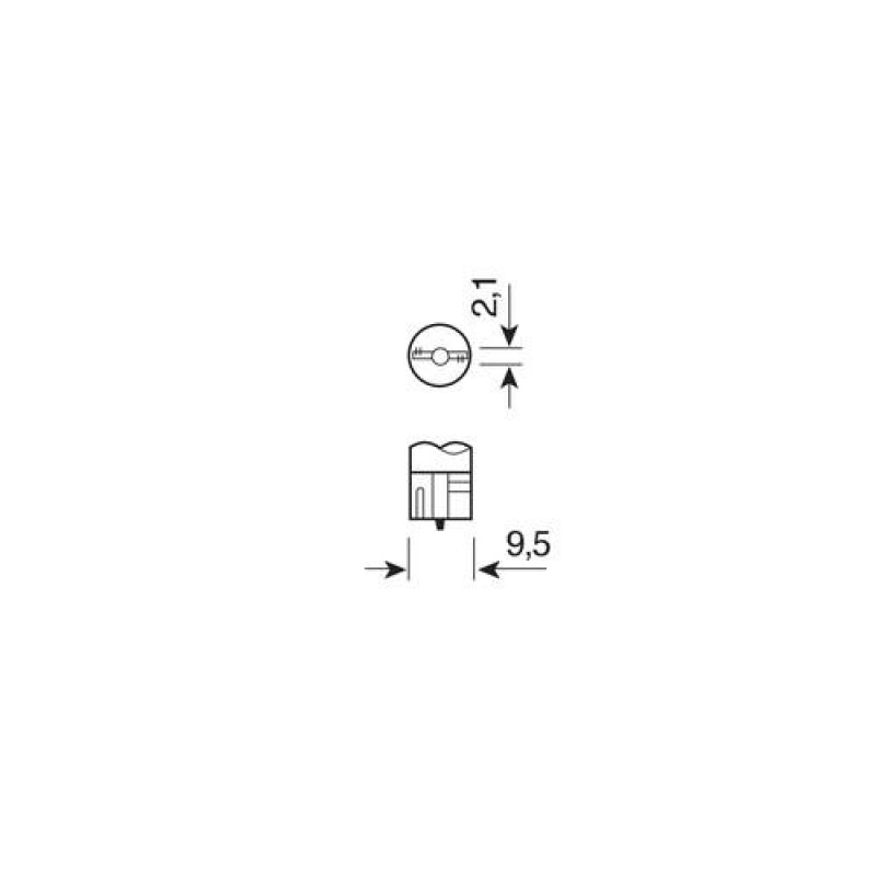 W5W 12V 5W W2,1x9,5d - Osram - 2825HCBI/OA W5W 12V 5W W2,1x9,5d - Osram - 2825HCBI/OA