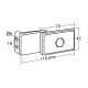 ΠΛΑΙΝΟ ΦΩΣ 110x45mm 12/24V ΛΕΥΚΟ - Lampa - L4151.8 ΠΛΑΙΝΟ ΦΩΣ 110x45mm 12/24V ΛΕΥΚΟ - Lampa - L4151.8