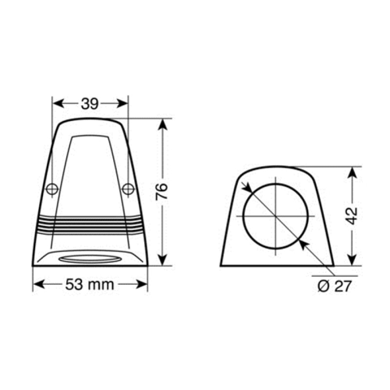 ΒΑΣΗ ΜΟΝΗ ΓΙΑ ΠΡΙΖΕΣ ΕΧΤ 53x76mm - Lampa - 3900.8-LM ΒΑΣΗ ΜΟΝΗ ΓΙΑ ΠΡΙΖΕΣ ΕΧΤ 53x76mm - Lampa - 3900.8-LM