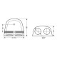 ΒΑΣΗ ΔΙΠΛΗ ΓΙΑ ΠΡΙΖΕΣ ΕΧΤ 91x80mm - Lampa - 3900.9-LM ΒΑΣΗ ΔΙΠΛΗ ΓΙΑ ΠΡΙΖΕΣ ΕΧΤ 91x80mm - Lampa - 3900.9-LM