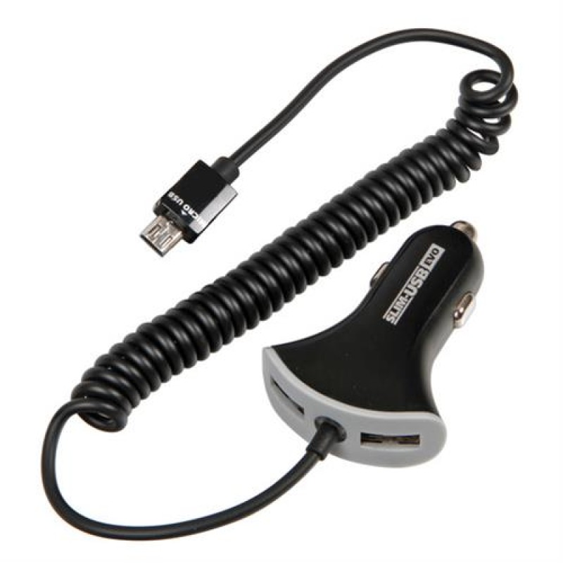 ΦΟΡΤΙΣΤΗΣ ΑΝΑΠΤΗΡΑ ΔΙΠΛΟΣ SLIM USB EVO ME ΚΑΛΩΔΙΟ 12/24V 2400mA - Lampa - L3896.3/T ΦΟΡΤΙΣΤΗΣ ΑΝΑΠΤΗΡΑ ΔΙΠΛΟΣ SLIM USB EVO ME ΚΑΛΩΔΙΟ 12/24V 2400mA - Lampa - L3896.3/T
