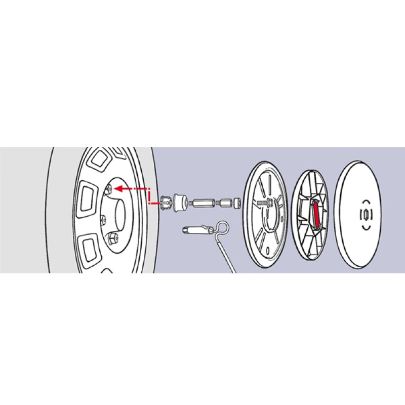 ΑΝΤΑΠΤΟΡΑΣ 24mm ΓΙΑ SPIKES SPIDER - Lampa - L1705.4 ΑΝΤΑΠΤΟΡΑΣ 24mm ΓΙΑ SPIKES SPIDER - Lampa - L1705.4