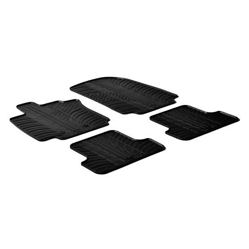 ΜΑΡΚΕ ΠΑΤΑΚΙΑ ΣΕ ΣΚΑΦΗ ΛΑΣΤΙΧΟ ΓΙΑ RENAULT CLIO III 10/2005-2012 SUMISURA ΣΕ ΜΑΥΡΟ ΧΡΩΜΑ ME ΚΟΥΜΠΩΜΑΤΑ LAMPA - 4 ΤΕΜ. - Lampa - L2430.0