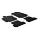 ΜΑΡΚΕ ΠΑΤΑΚΙΑ ΣΕ ΣΚΑΦΗ ΛΑΣΤΙΧΟ ΓΙΑ RENAULT CLIO III 10/2005-2012 SUMISURA ΣΕ ΜΑΥΡΟ ΧΡΩΜΑ ME ΚΟΥΜΠΩΜΑΤΑ LAMPA - 4 ΤΕΜ. - Lampa - L2430.0