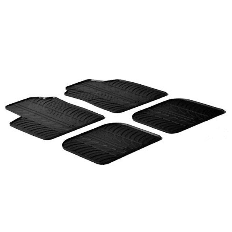 ΜΑΡΚΕ ΠΑΤΑΚΙΑ ΣΕ ΣΚΑΦΗ ΛΑΣΤΙΧΟ ΓΙΑ FIAT PANDA 09/2003-01/2012 / FIAT PANDA CLASSIC 02/2012-12/2012 SUMISURA ΣΕ ΜΑΥΡΟ ΧΡΩΜΑ ΧΩΡΙΣ ΚΟΥΜΠΩΜΑΤΑ LAMPA - 4 ΤΕΜ. - Lampa - L2434.2