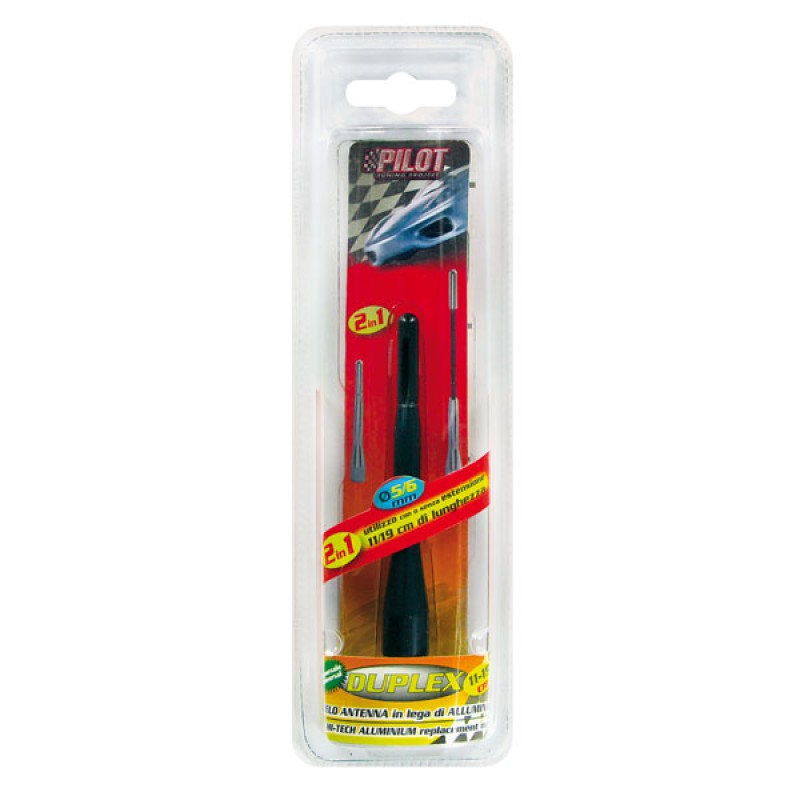 ΚΕΡΑΙΑ ΟΡΟΦΗΣ DUPLEX (ΜΑΥΡΗ - UNIVERSAL - 11-19cm -  5/6mm) - Lampa - L4018.3
