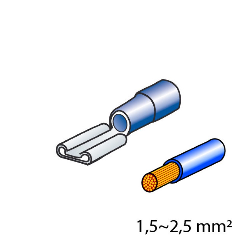 ΦΙΣΑΚΙΑ 6.3 x 0.8mm (10τμχ) - Lampa - 4506.2-LM ΦΙΣΑΚΙΑ 6.3 x 0.8mm (10τμχ) - Lampa - 4506.2-LM