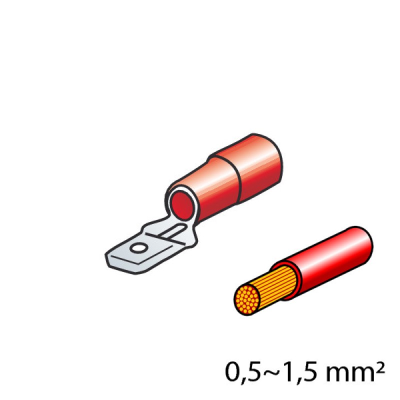 ΦΙΣΑΚΙΑ 6.3 x 0.8mm (10τμχ.) - Lampa - 4507.1-LM ΦΙΣΑΚΙΑ 6.3 x 0.8mm (10τμχ.) - Lampa - 4507.1-LM