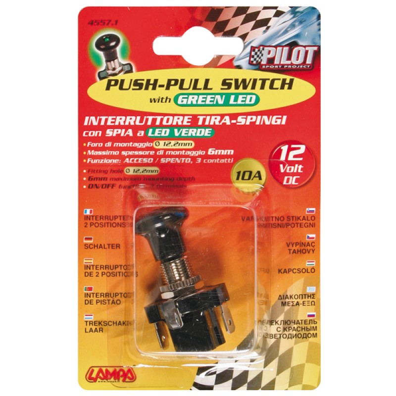 ΔΙΑΚΟΠΤΗΣ ΜΕ ΦΩΣ ΠΡΑΣΙΝΟ - Lampa - L4557.1