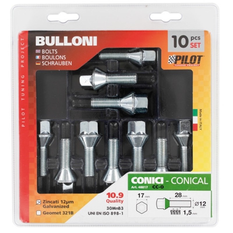 ΜΠΟΥΛΟΝΙΑ ΚΩΝΙΚΑ 12x1.50 28mm 17 ΚΛΕΙΔΙ - Lampa - L4881.7