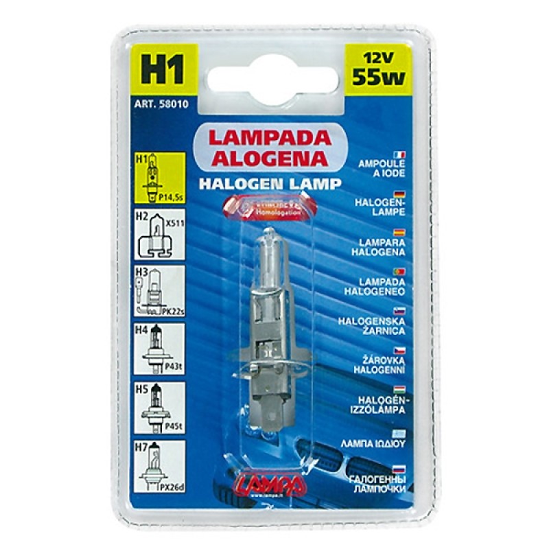 H1 ΑΛΟΓΟΝΟΥ 12V/55W 62.5mm P14,5s ΛΑΜΠΑ - Lampa - L5801.0 H1 ΑΛΟΓΟΝΟΥ 12V/55W 62.5mm P14,5s ΛΑΜΠΑ - Lampa - L5801.0