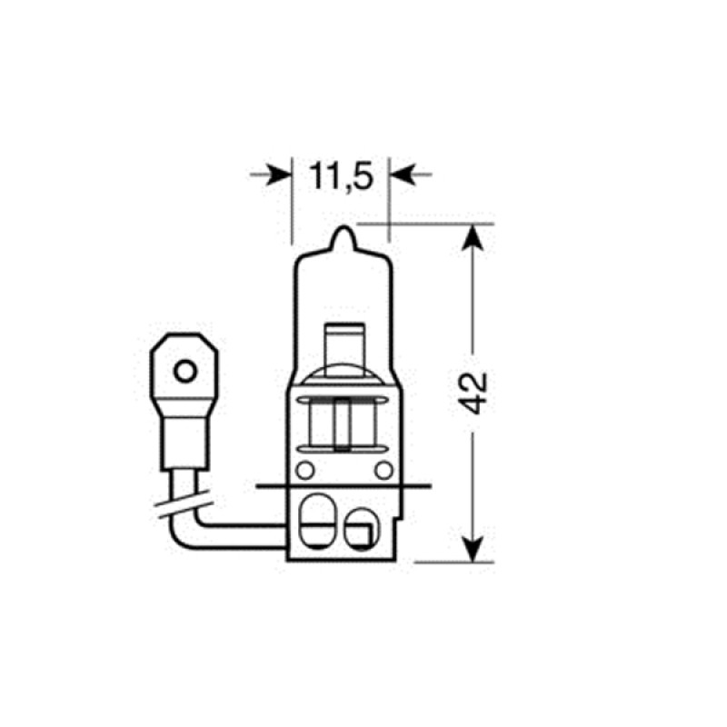H3 ΑΛΟΓΟΝΟΥ 12V/55W 42mm PK22s - Lampa - L5803.0 H3 ΑΛΟΓΟΝΟΥ 12V/55W 42mm PK22s - Lampa - L5803.0