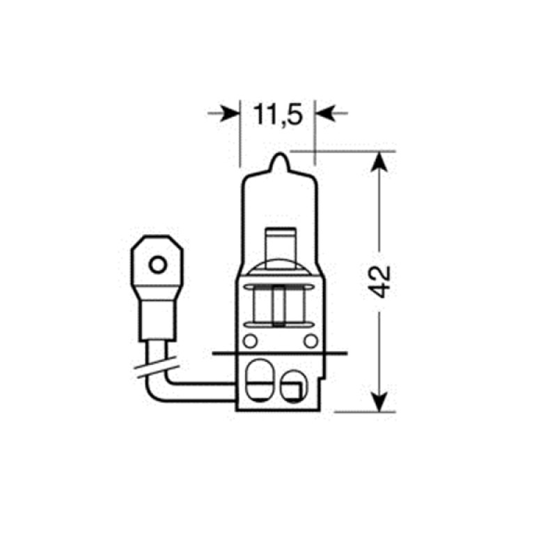 H3 ΑΛΟΓΟΝΟΥ 12V/100W 42mm PK22s ΛΑΜΠΑ - Lampa - L5803.1 H3 ΑΛΟΓΟΝΟΥ 12V/100W 42mm PK22s ΛΑΜΠΑ - Lampa - L5803.1
