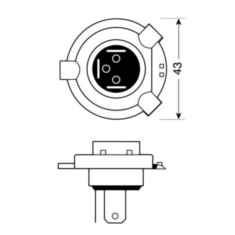 H4 ΑΛΟΓΟΝΟΥ 12V/60-55W P43t - Lampa - L5804.3 H4 ΑΛΟΓΟΝΟΥ 12V/60-55W P43t - Lampa - L5804.3