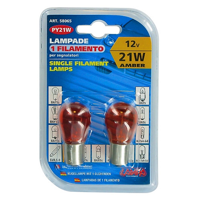 ΛΑΜΠΑΚΙ 12V/PY21W BAU15s - Lampa - L5806.5 ΛΑΜΠΑΚΙ 12V/PY21W BAU15s - Lampa - L5806.5