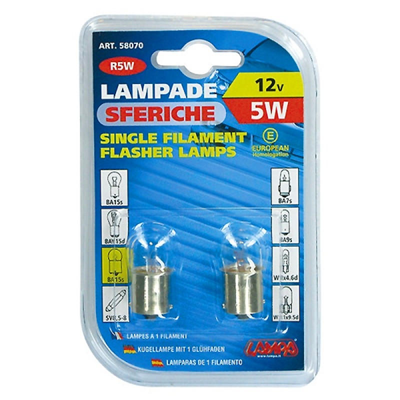 ΛΑΜΠΑ 12V/R5W ΦΟΥΝΤΟΥΚΑΚΙ - Lampa - L5807.0