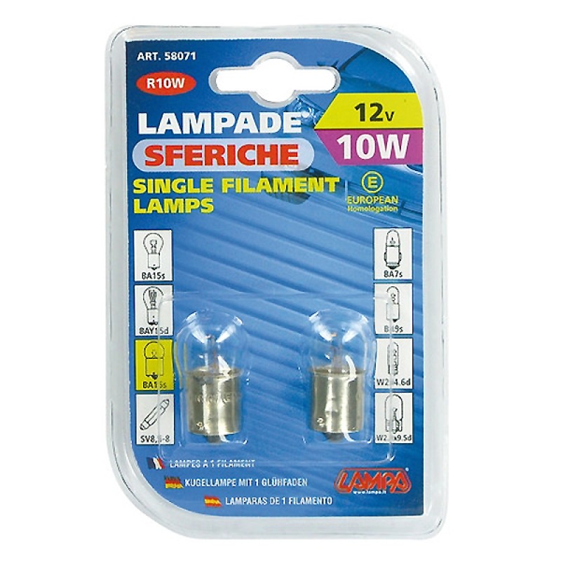 ΛΑΜΠΑ 12V/R10W ΦΟΥΝΤΟΥΚΑΚΙ - Lampa - L5807.1