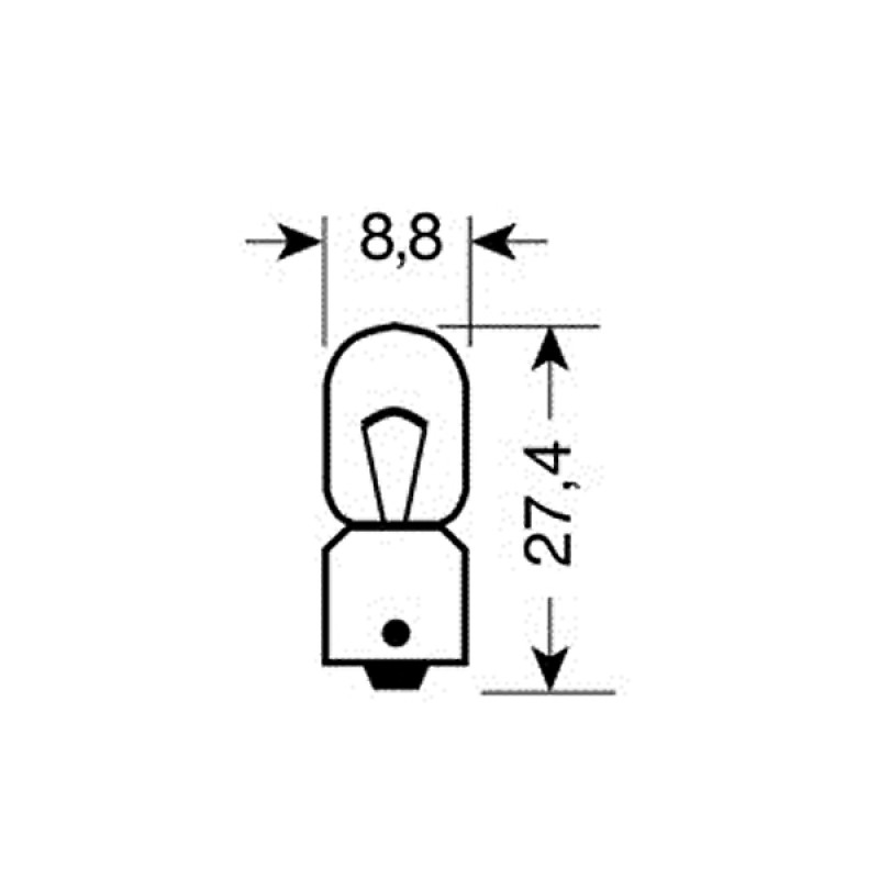 ΛΑΜΠΑ ΜΙΝΙΟΝ 12V/4W (T4W) - Lampa - L5808.0