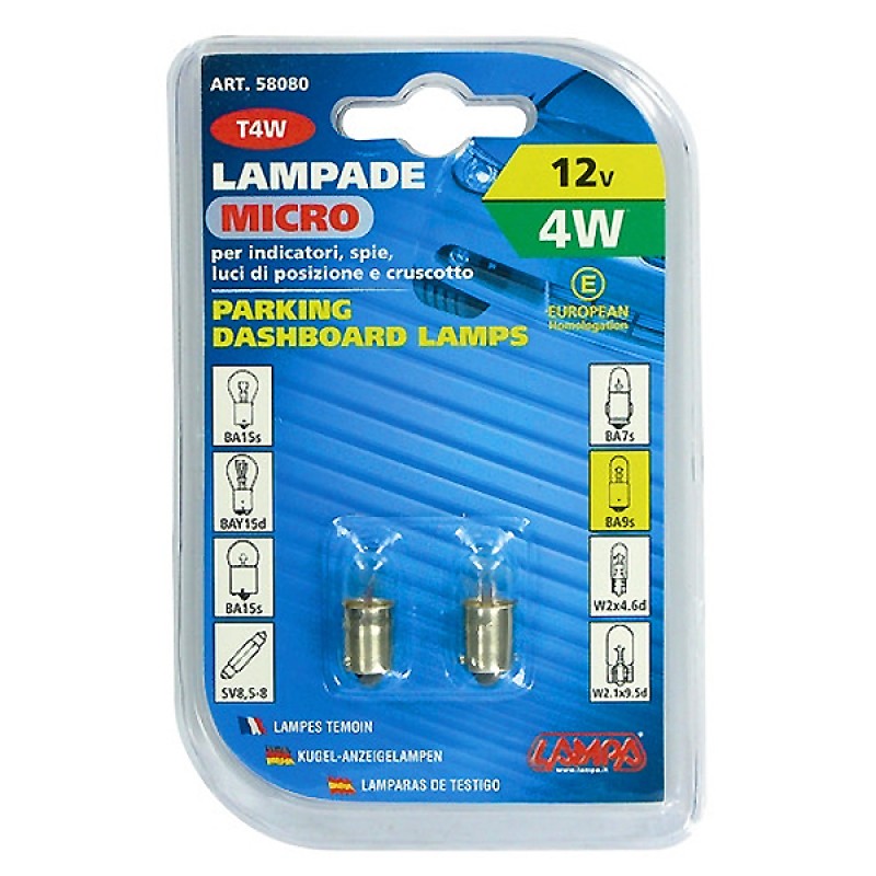 ΛΑΜΠΑ ΜΙΝΙΟΝ 12V/4W (T4W) - Lampa - L5808.0