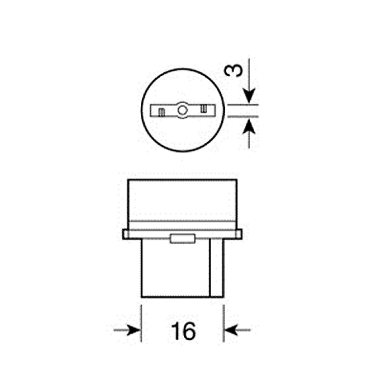 ΛΑΜΠΑ ΑΚΑΛΥΚΗ ΓΙΓΑΣ 12V/W21W - Lampa - L5809.7 ΛΑΜΠΑ ΑΚΑΛΥΚΗ ΓΙΓΑΣ 12V/W21W - Lampa - L5809.7