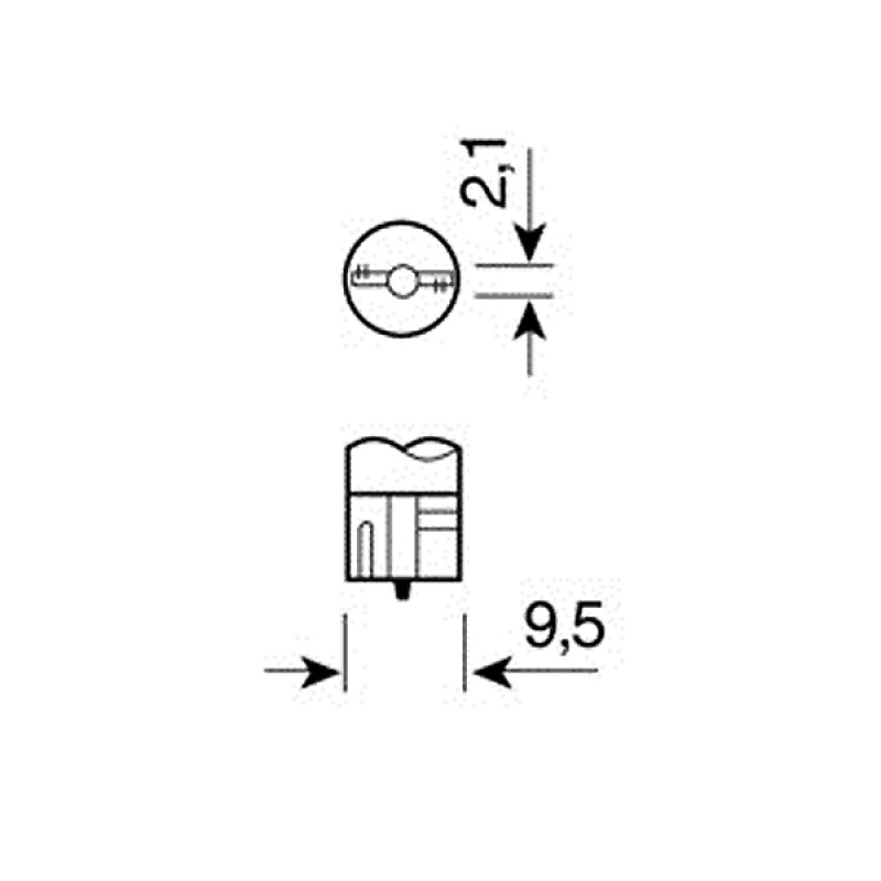 ΛΑΜΠΑ ΑΚΑΛΥΚΗ 12V/2W Τ10 - Lampa - L5810.2 ΛΑΜΠΑ ΑΚΑΛΥΚΗ 12V/2W Τ10 - Lampa - L5810.2