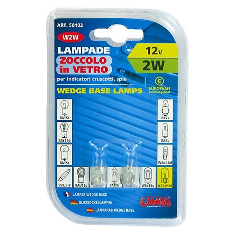 ΛΑΜΠΑ ΑΚΑΛΥΚΗ 12V/2W Τ10 - Lampa - L5810.2 ΛΑΜΠΑ ΑΚΑΛΥΚΗ 12V/2W Τ10 - Lampa - L5810.2