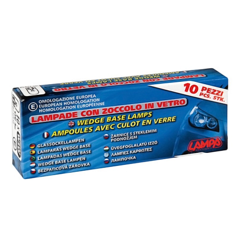 ΛΑΜΠΕΣ Τ10 12V W3W 10 ΤΕΜ. - Lampa - L5810.4 ΛΑΜΠΕΣ Τ10 12V W3W 10 ΤΕΜ. - Lampa - L5810.4