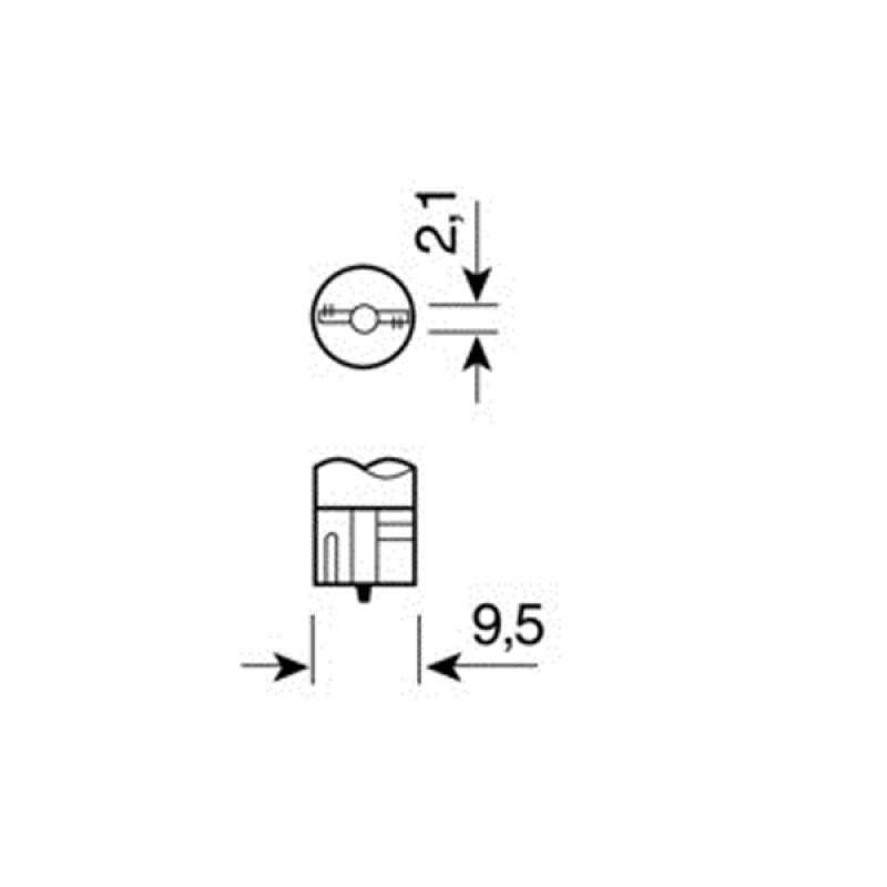 ΛΑΜΠΑ ΑΚΑΛΥΚΗ 12V/5W WY5W - Lampa - L5810.6 ΛΑΜΠΑ ΑΚΑΛΥΚΗ 12V/5W WY5W - Lampa - L5810.6