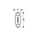 ΛΑΜΠΑ ΣΩΛΗΝΩΤΗ C5W/12V SV8,5x8 11X35mm - Lampa - L5811.0 ΛΑΜΠΑ ΣΩΛΗΝΩΤΗ C5W/12V SV8,5x8 11X35mm - Lampa - L5811.0