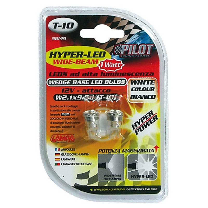 Τ10 HYPER-LED ΨΕΙΡΑ ΔΙΑΘΛΑΣΗΣ ΛΕΥΚΟ ΦΩΣ - Lampa - 5814.9-LM