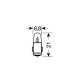 ΛΑΜΠΑΚΙΑ ΜΙΝΙΟΝ (J) 12V/2W BA7s ΜΩΒ 21mm - Lampa - 5833.1-LM ΛΑΜΠΑΚΙΑ ΜΙΝΙΟΝ (J) 12V/2W BA7s ΜΩΒ 21mm - Lampa - 5833.1-LM
