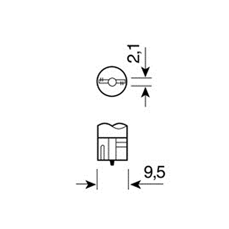ΛΑΜΠΑΚΙΑ 12V/WB5W 5W W2.1x9.5d ΜΠΛΕ - Lampa - 5836.0-LM ΛΑΜΠΑΚΙΑ 12V/WB5W 5W W2.1x9.5d ΜΠΛΕ - Lampa - 5836.0-LM