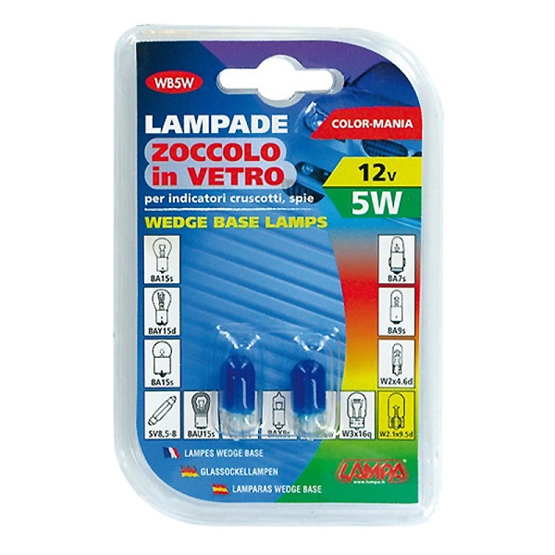 ΛΑΜΠΑΚΙΑ 12V/WB5W 5W W2.1x9.5d ΜΠΛΕ - Lampa - 5836.0-LM ΛΑΜΠΑΚΙΑ 12V/WB5W 5W W2.1x9.5d ΜΠΛΕ - Lampa - 5836.0-LM